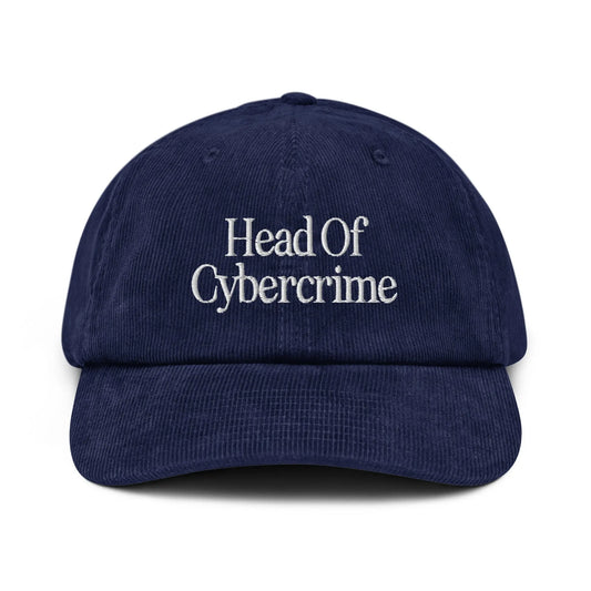 "Head Of Cybercrime" Corduroy Cap Spirit Capital