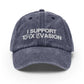 "I SUPPORT TAX EVASION" Vintage Cap Spirit Capital
