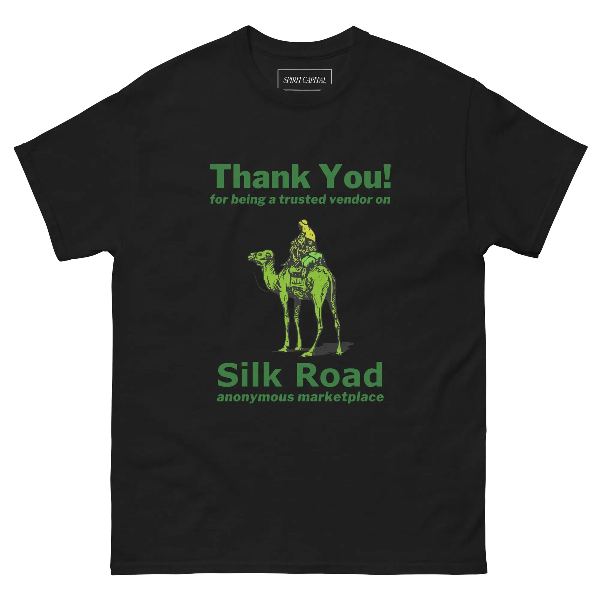 "Silk Road Trusted Vendor" T-Shirt Spirit Capital